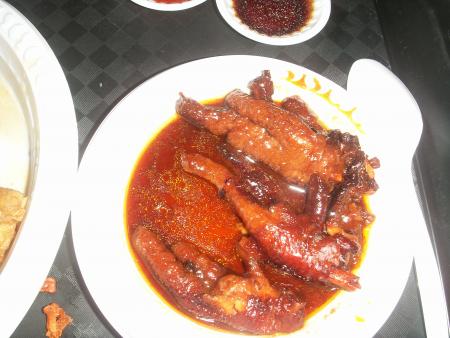 les pattes de poulets hummmm